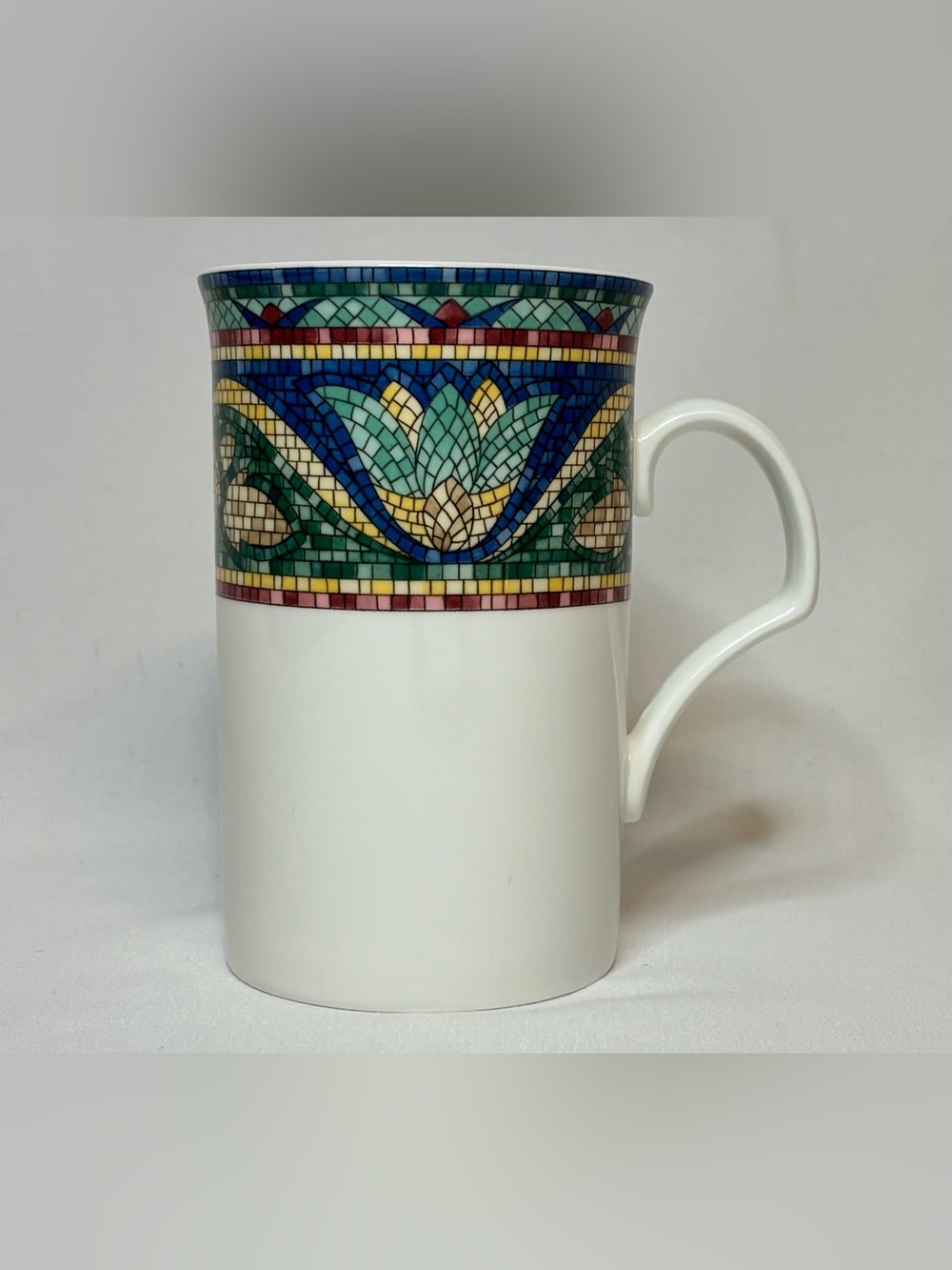 Mikasa San Marco Cappuccino Mug DX006 Mosaic Ultra Ceramic 4 3/4